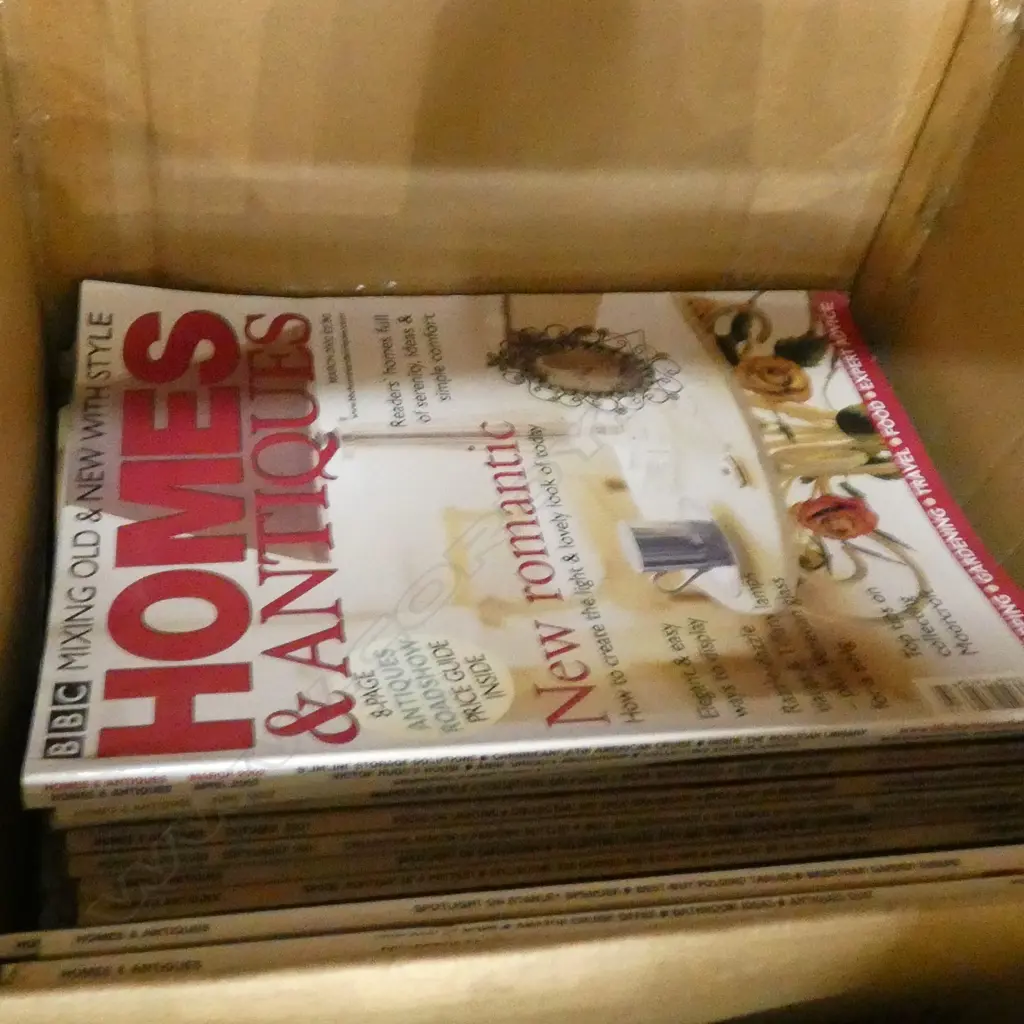 BOX LOT BBC HOMES & ANTIQUES MAGAZINES Image 1++