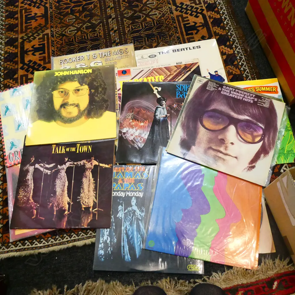 40+ VINTAGE LP RECORDS + 45'S. BEATLES SUZIE QUATRO ETC ETC Image 1++