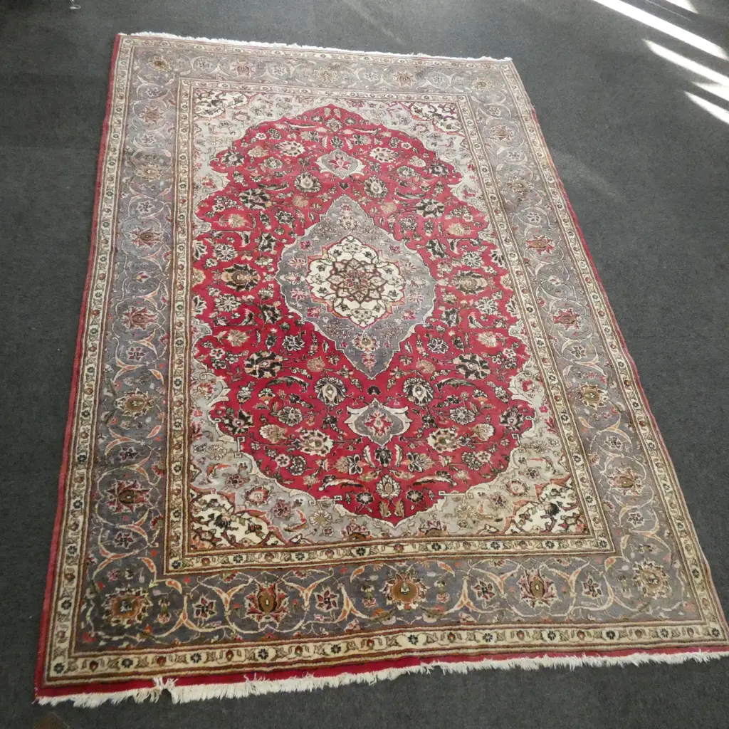 PERSIAN HAND KNOTTED CARPET, 2 x 3m Image 1++