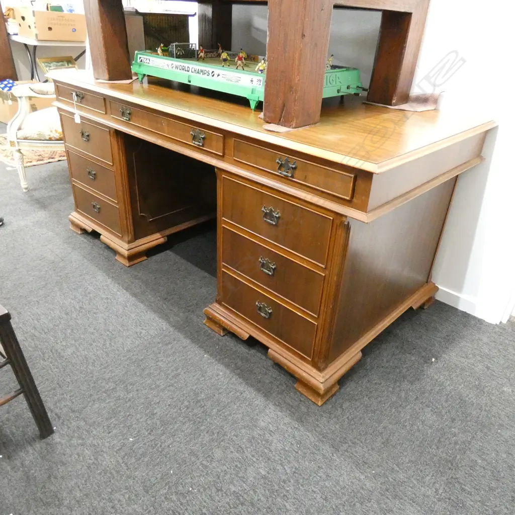 TWIN PEDESTAL DESK L. 1660MM Image 1++