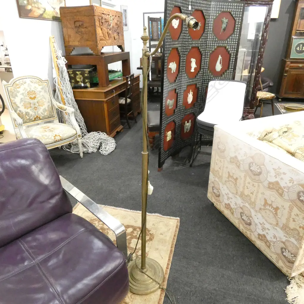 BRASS STANDARD LAMP Image 1++