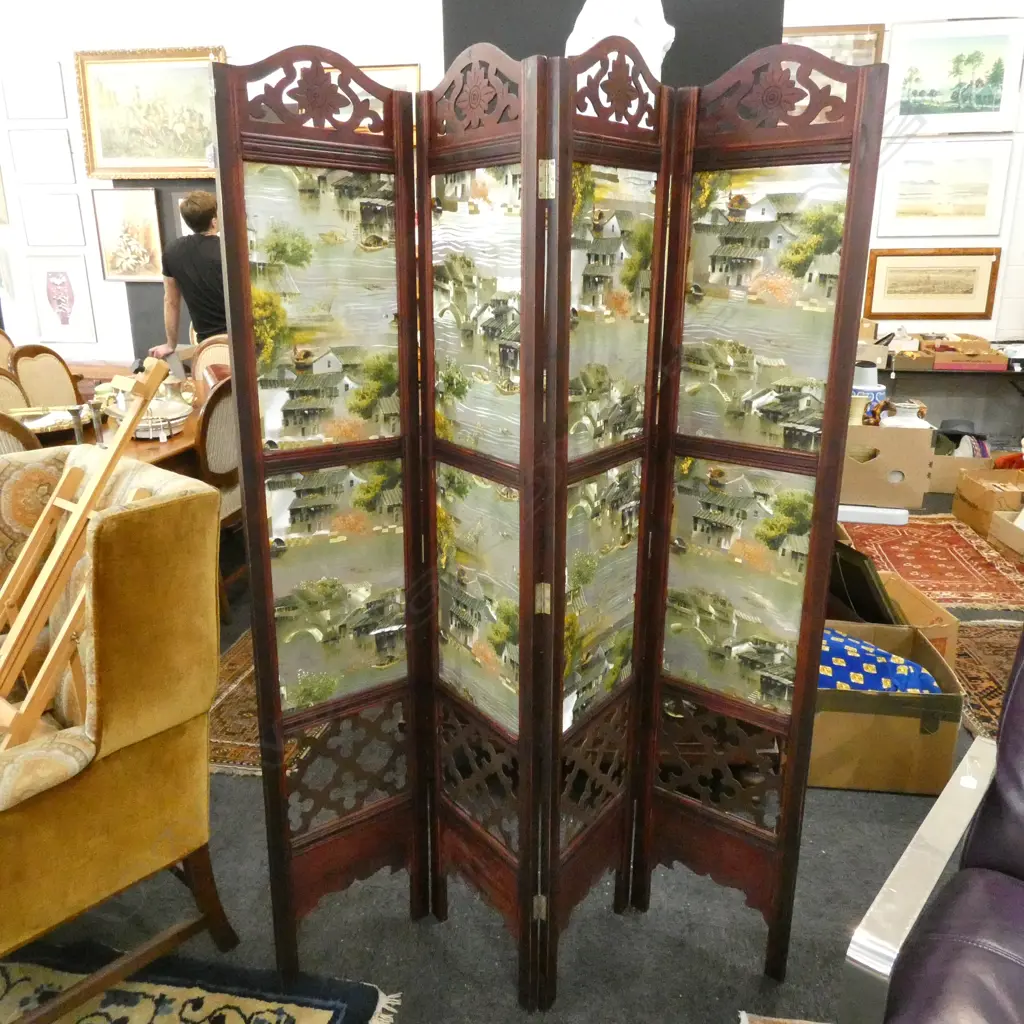4 PANEL ORIENTAL SCREEN H. 1770MM Image 1++