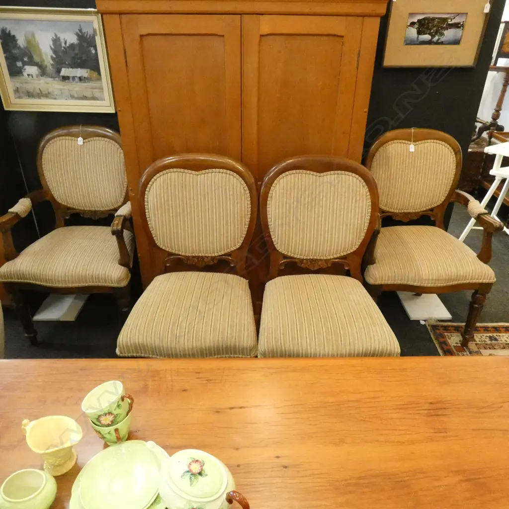 10 FRENCH STYLE CHAIRS, 2 ARE CARVERS Image 1++