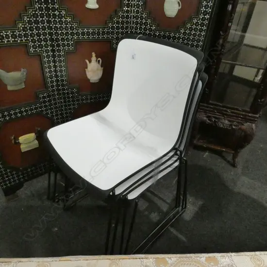 8 PIADA ITALIAN STACKABLE CHAIRS