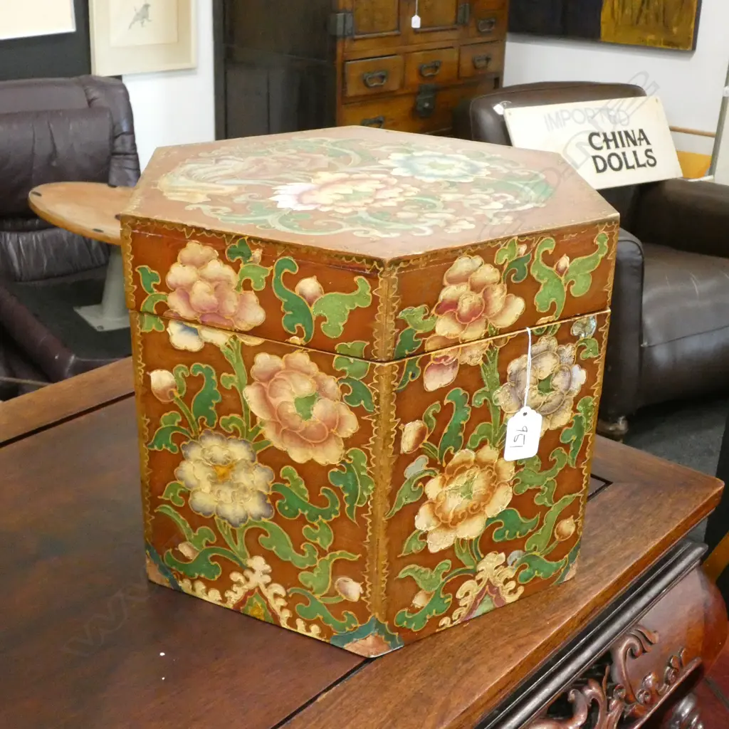 ORIENTAL 6 SIDED BOX  Image 1++