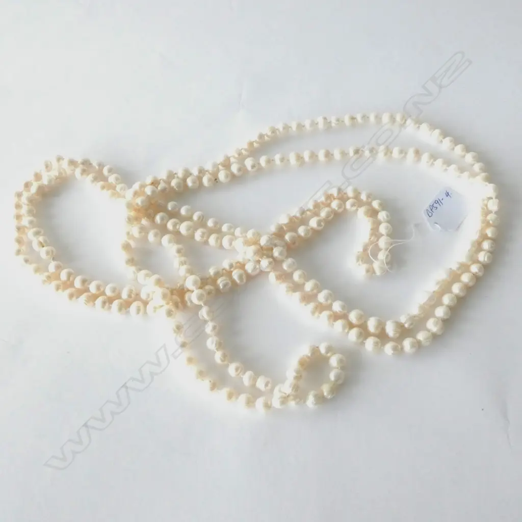 LONG FRESH WATER PEARL NECKLACE L.2660mm Image 1++