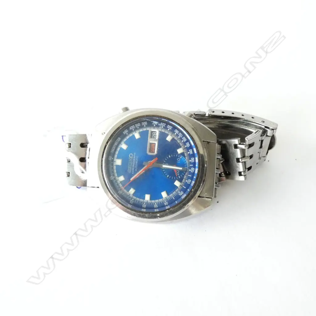 VINTAGE SEIKO CHRONOGRAPH AUTO WRIST WATCH  Image 1++