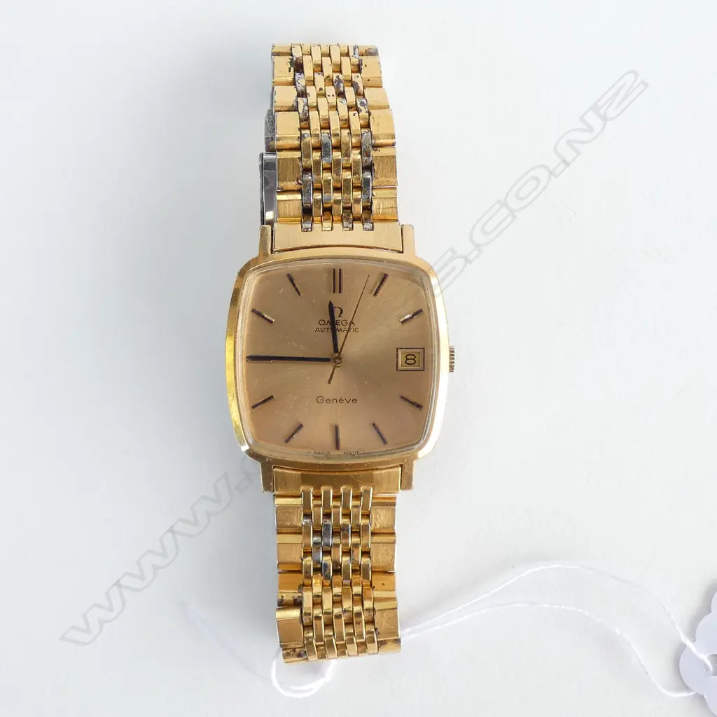 OMEGA VINTAGE GOLD PLATED GENT'S AUTO WRISTWATCH Image 1++