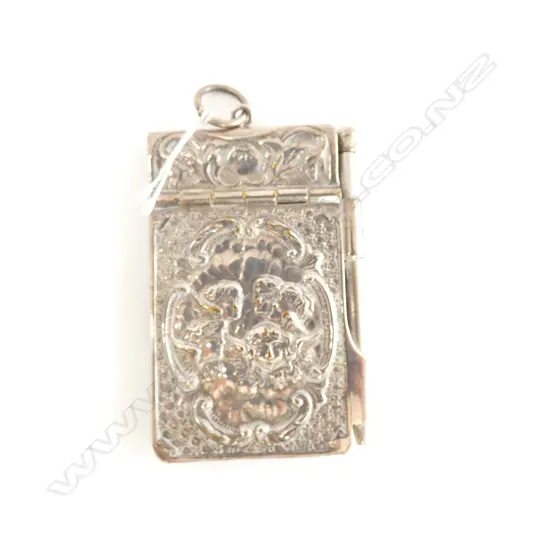 SILVER PLATE NOTEBOOK COVER