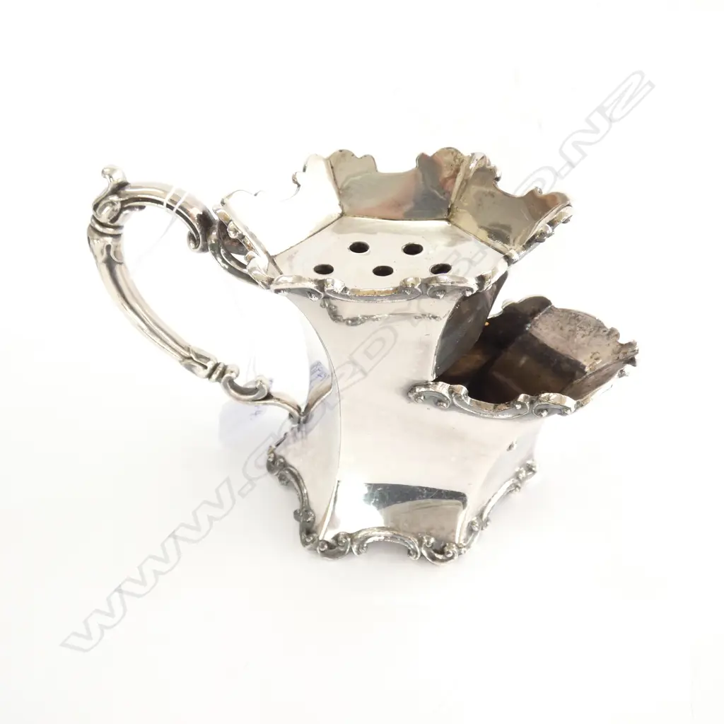 LATE VICT. S/PLATE FANCY SHAVING MUG Image 1++