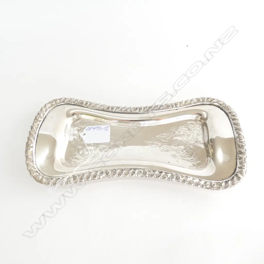  VICTORIAN S/PLATE CANDLE SNUFFER TRAY Image 1++