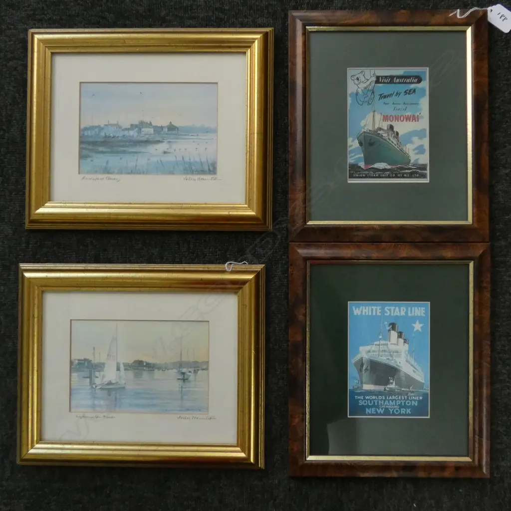 4 PRINTS 2 SIGNED SALLY HAMILTON 280 X 240MM Image 1++