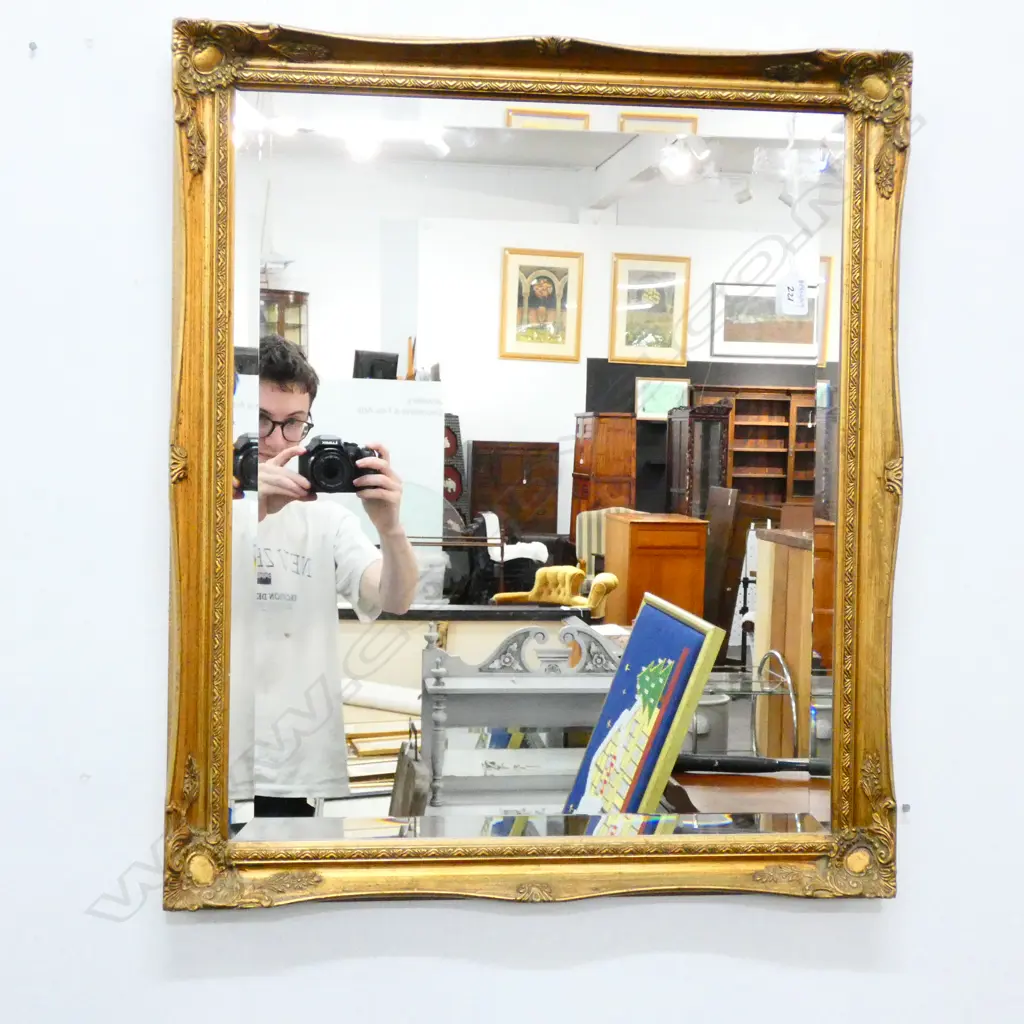 GILT FRAMED MIRROR H 700 MM Image 1++