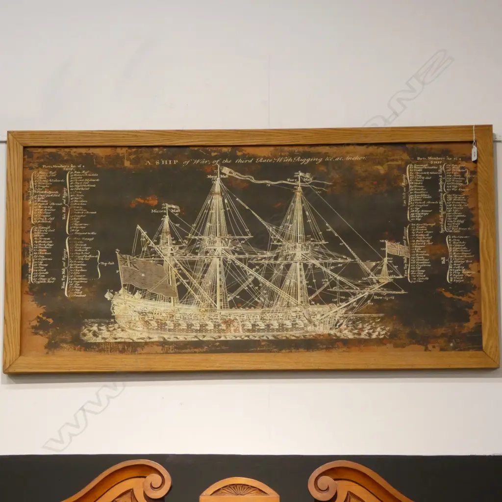 LARGE SHIP PRINT 1200 X 600MM Image 1++