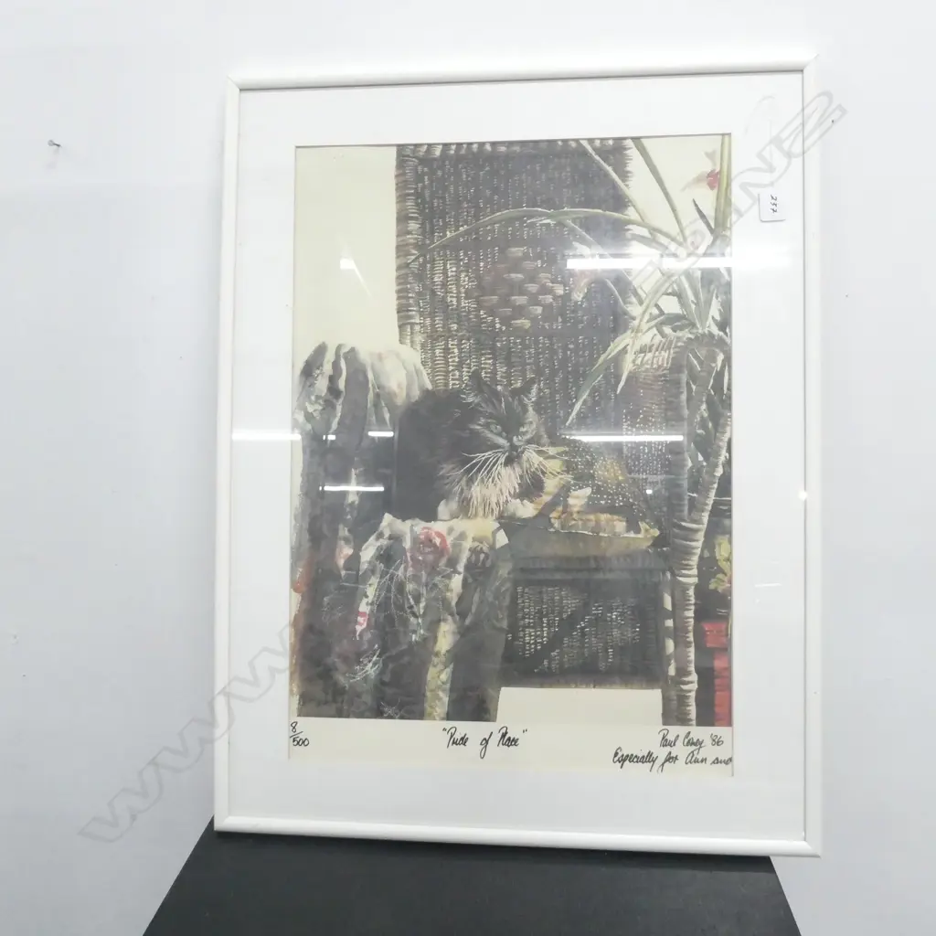 PAUL CONEY CAT PRINT 'PRIDE OF PLACE' LTD ED. Image 1++