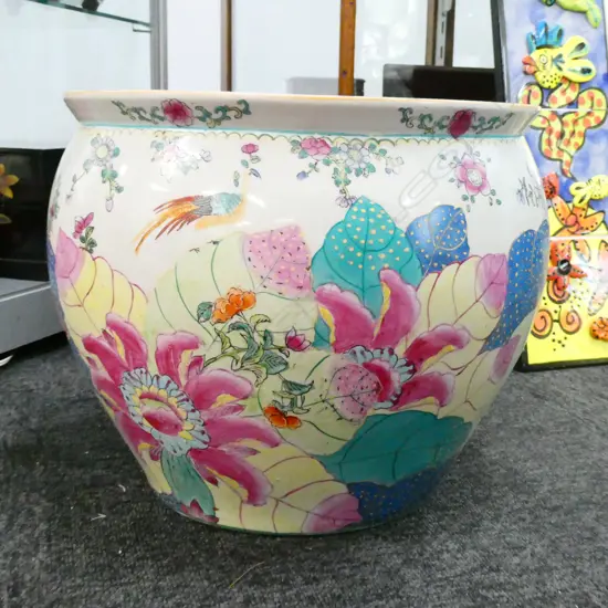 CHINESE PLANTER H. 300MM 400MM DIA
