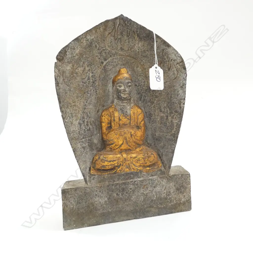 METAL BUDDHA FIGURE H. 300MM Image 1++
