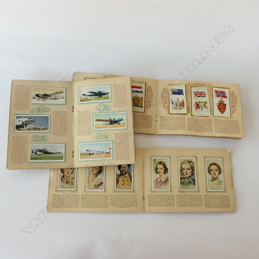 CIGARETTE CARDS, 3 BOOKS COMPLETE Image 1++