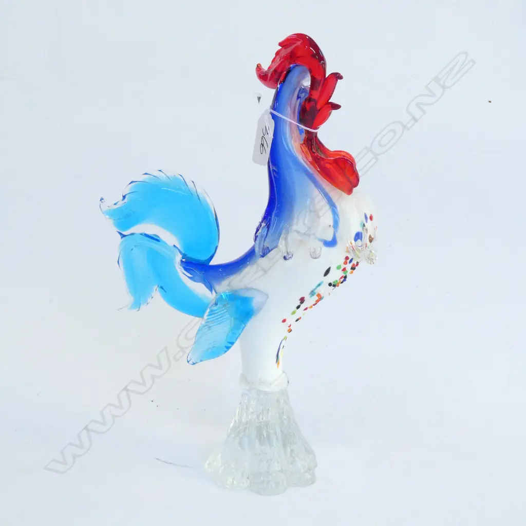 MURANO GLASS ROOSTER H.310mm. Image 1++