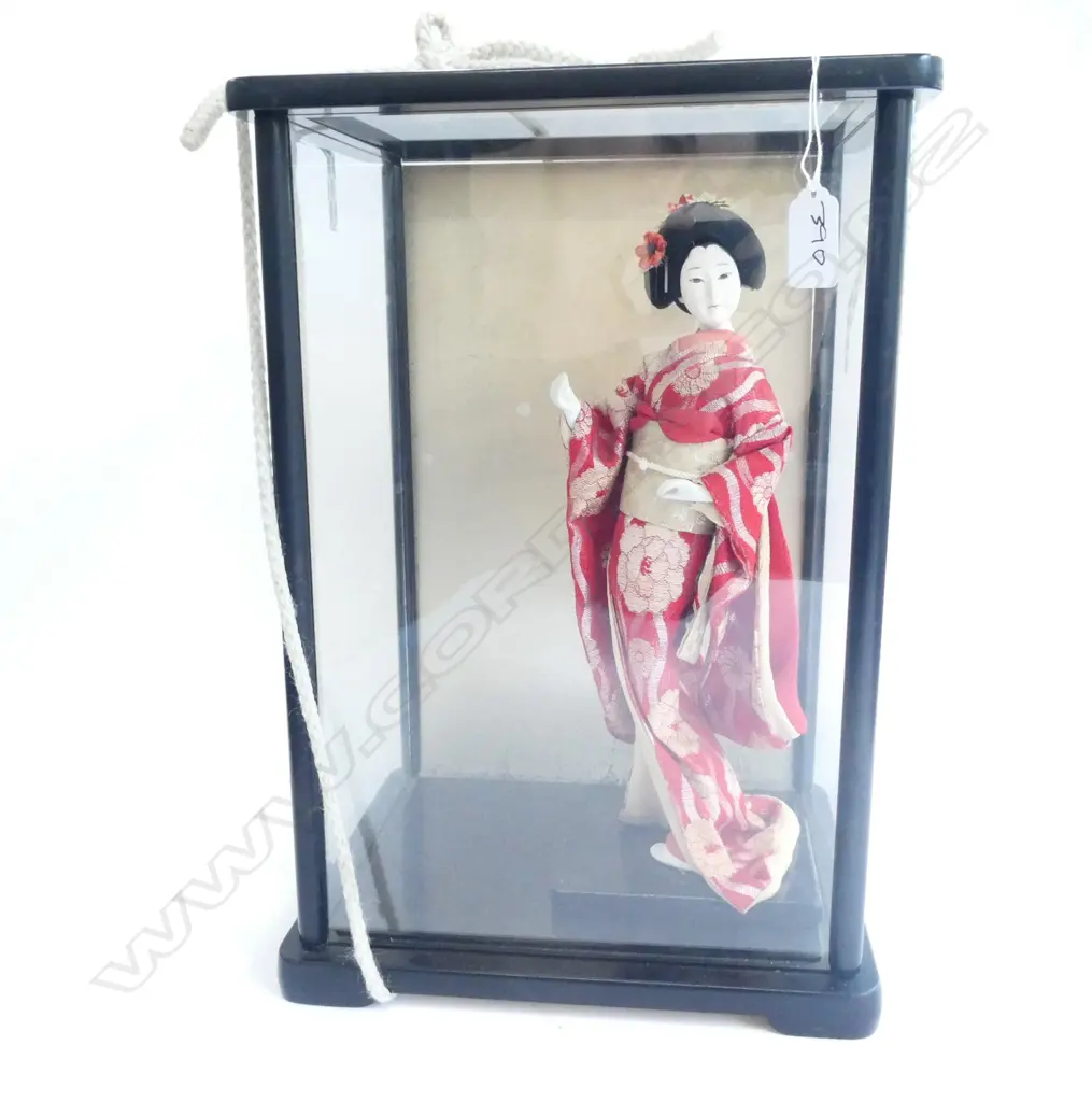 CASED JAPANESE DOLL H. 375MM Image 1++
