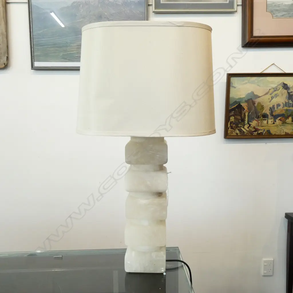 ALABASTER SIDE LAMP H 730 MM Image 1++