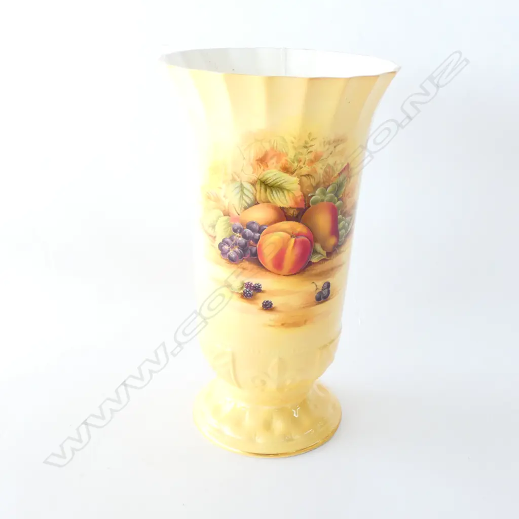 AYNSLEY ORCHARD GOLD LE 250MM VASE --2003 Image 1++
