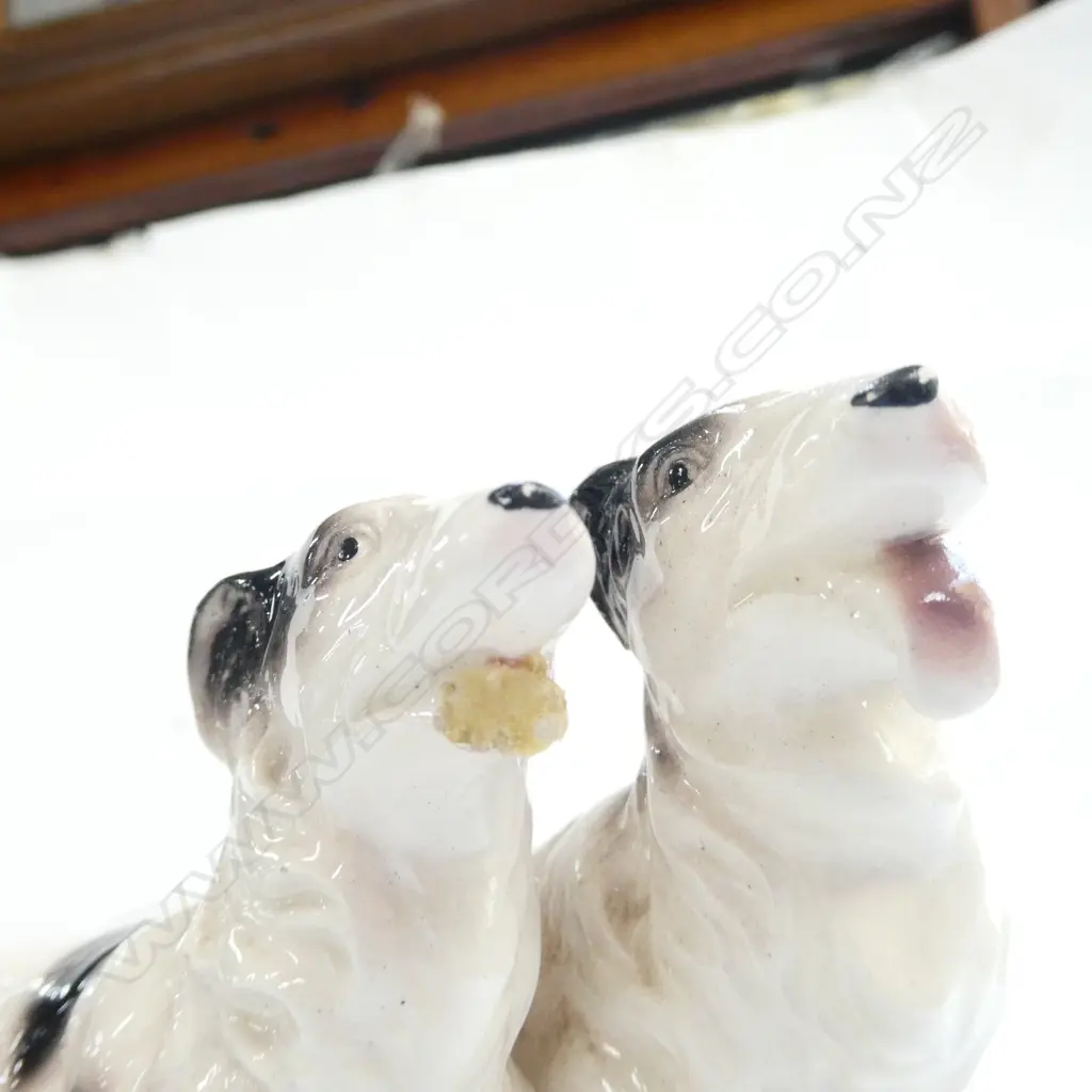 A SITZENDORF DOG ORNAMENT FAULTS L 210 MM Image 1++