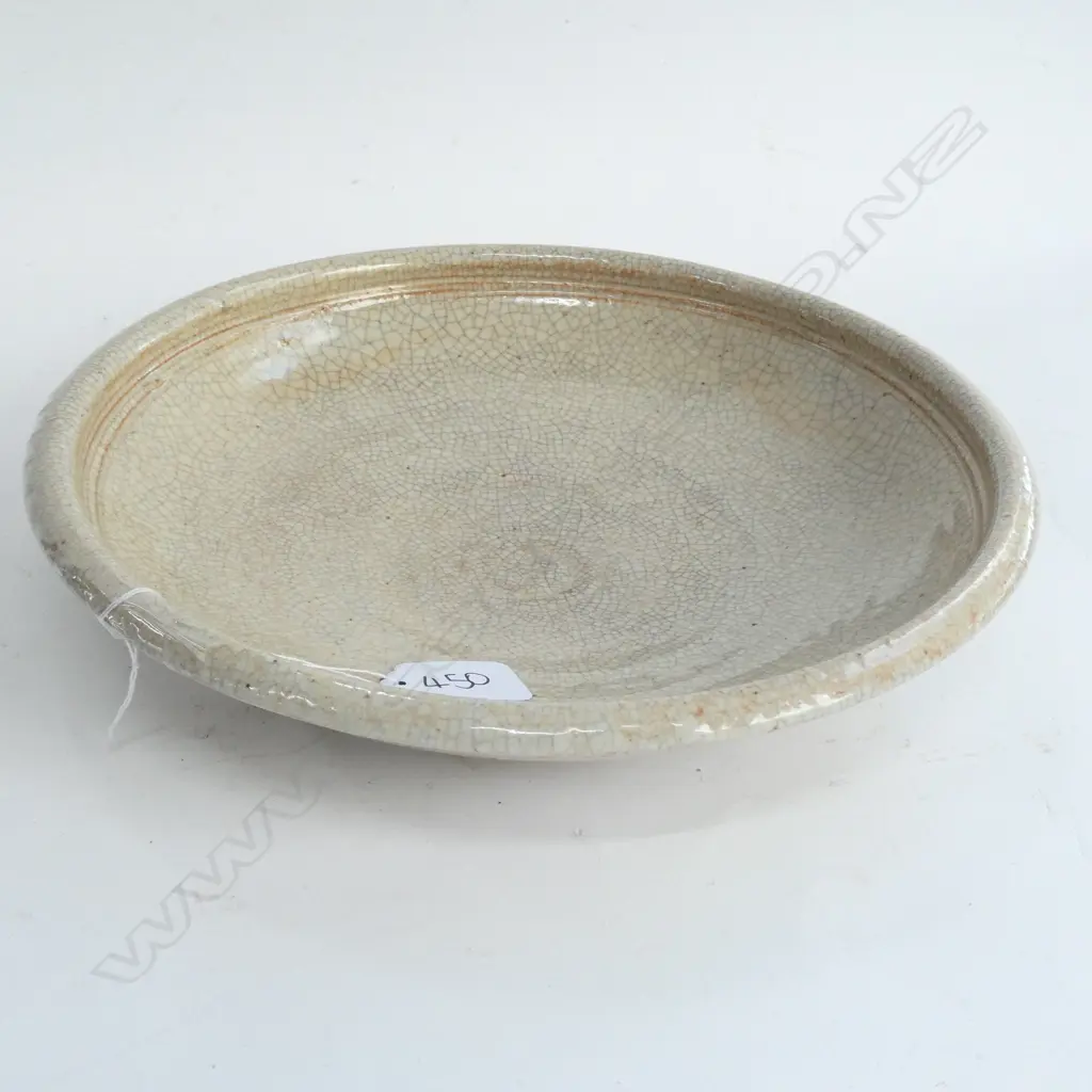 CHINESE GE YAO STYLE CRACKLE PLATE 280MM DIA Image 1++