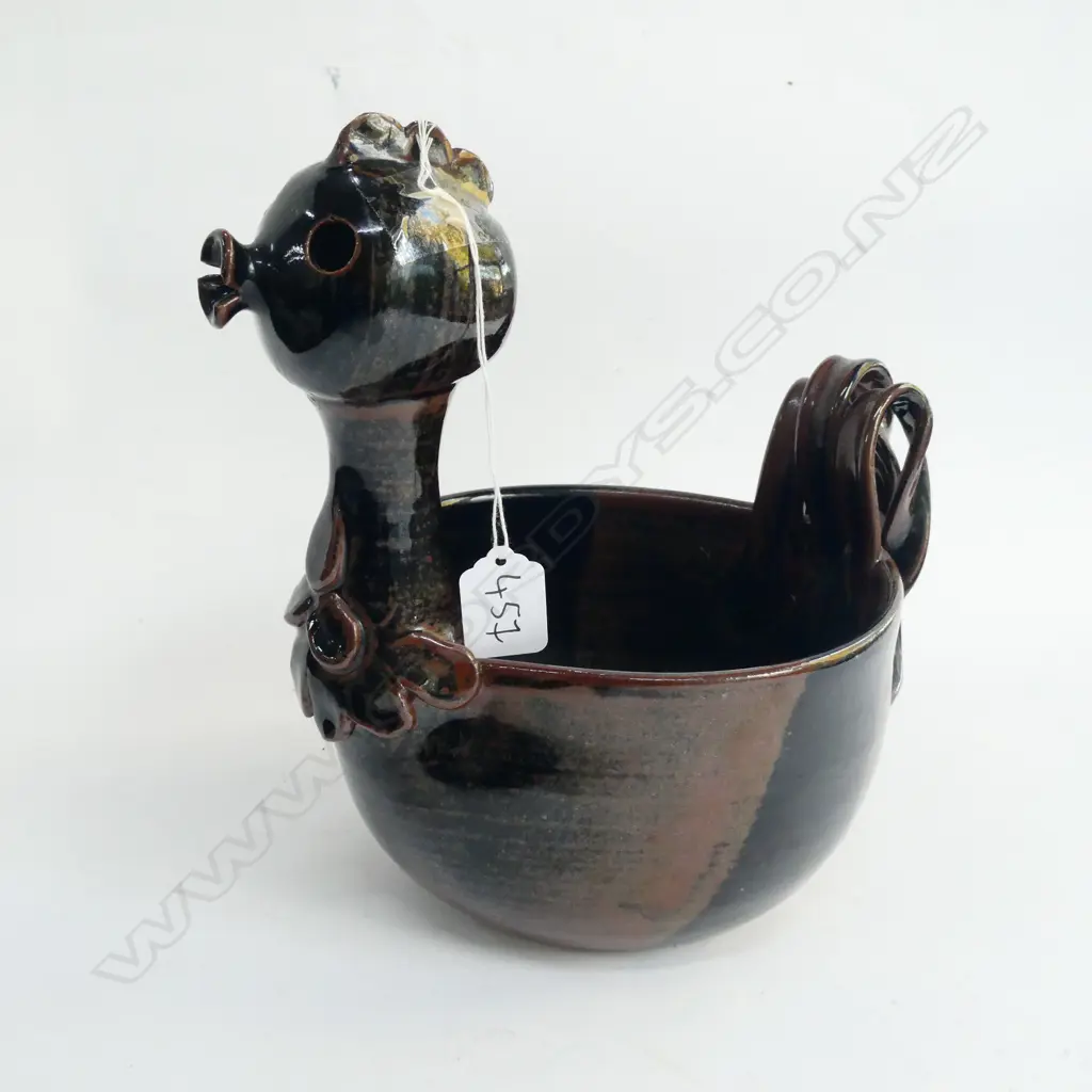UNA SHARPLEY POTTERY COCKEREL VASE Image 1++