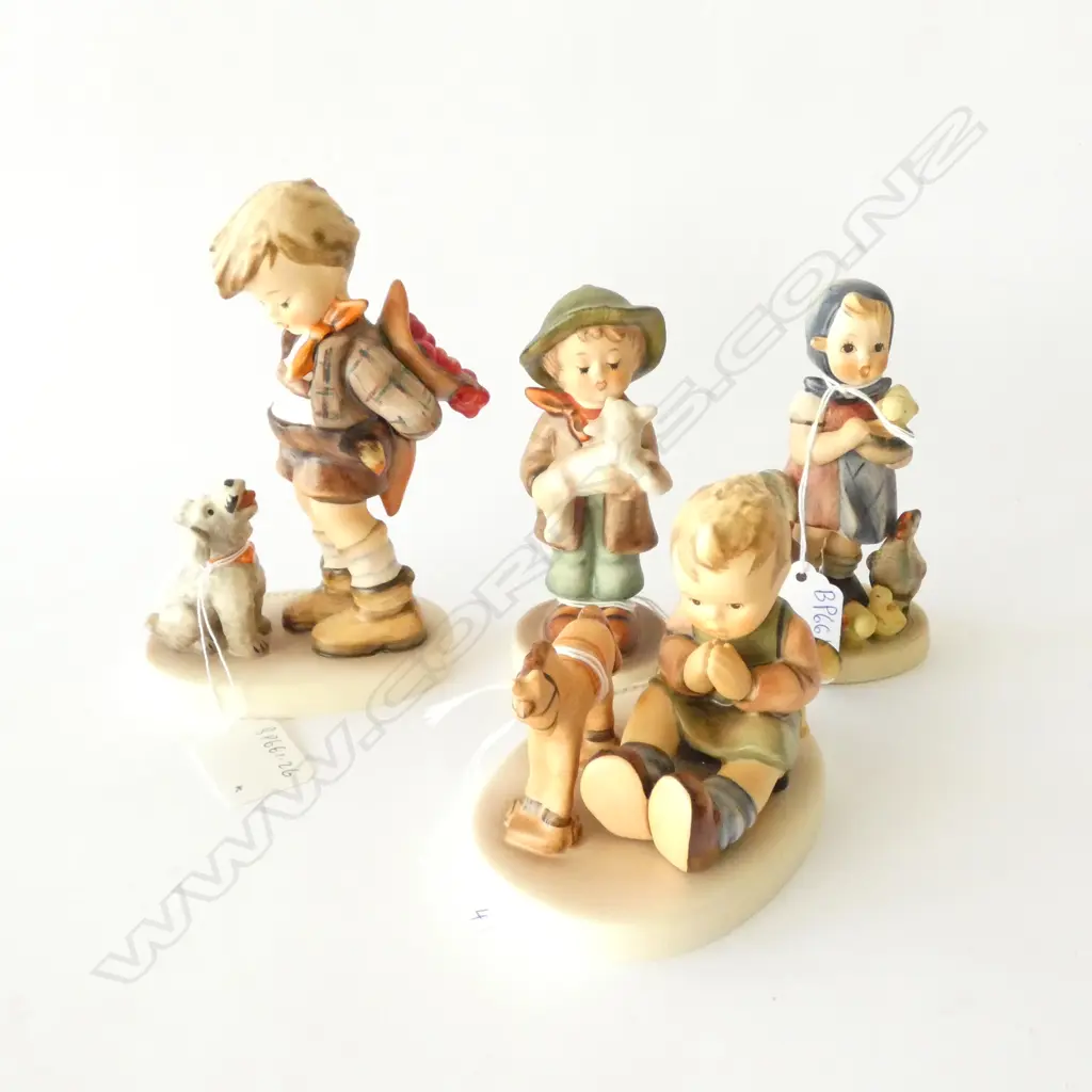 4 X HUMMELS--PLAYFUL BLESSING--658----NOT FOR YOU--317, LOST SHEEP--68----FEEDING TIME 199 Image 1++