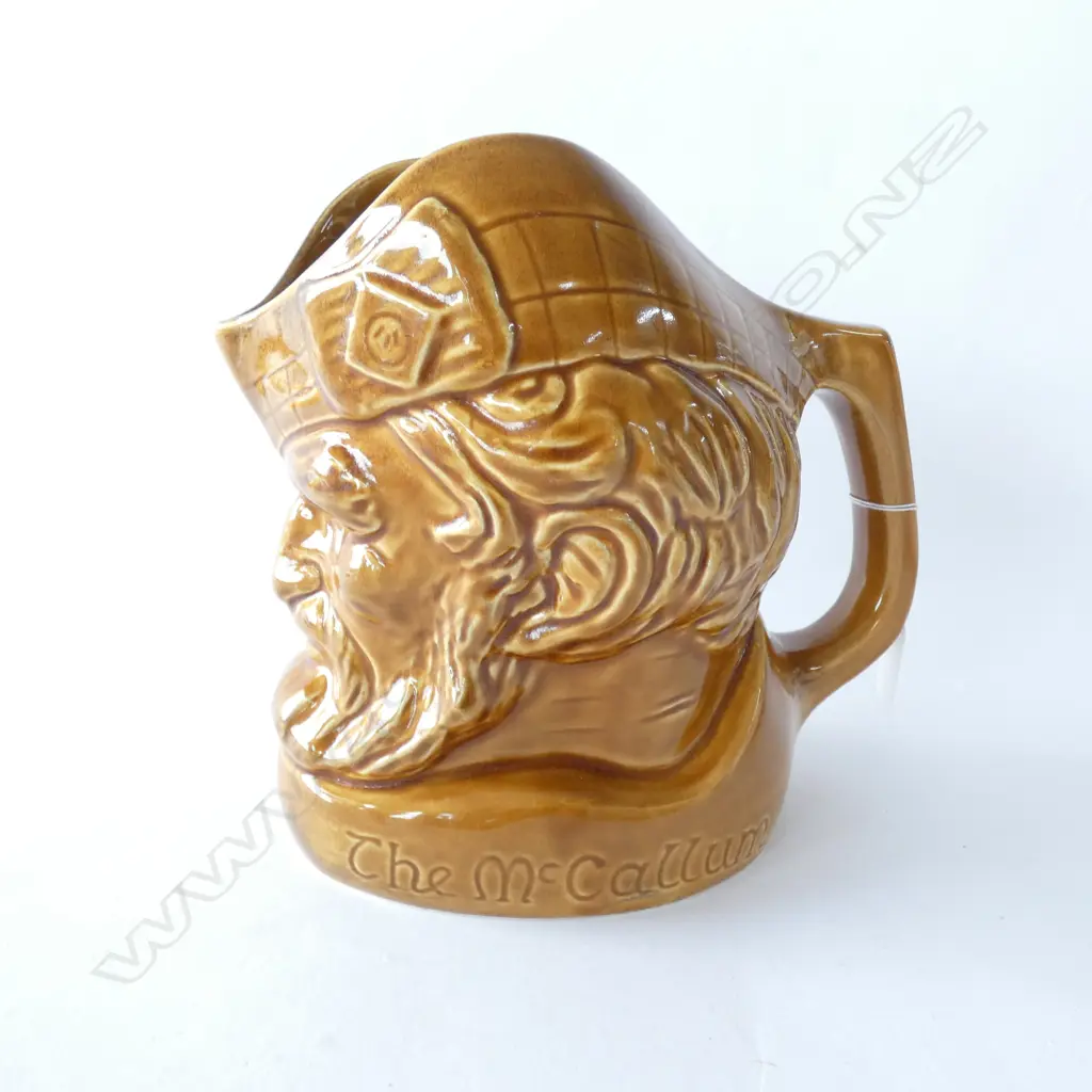 CROWN LYNN--THE McCALLUM CHARACTER JUG Image 1++