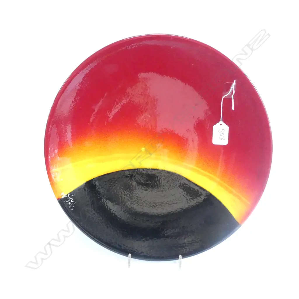 POOLE PLATE 'ECLIPSE' LTD.ED. 1999. Dia.350mm Image 1++