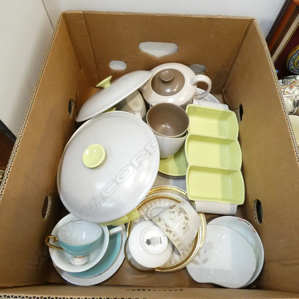 BOX LOT ASST. CHINA INCL. POOLE ETC Image 1++