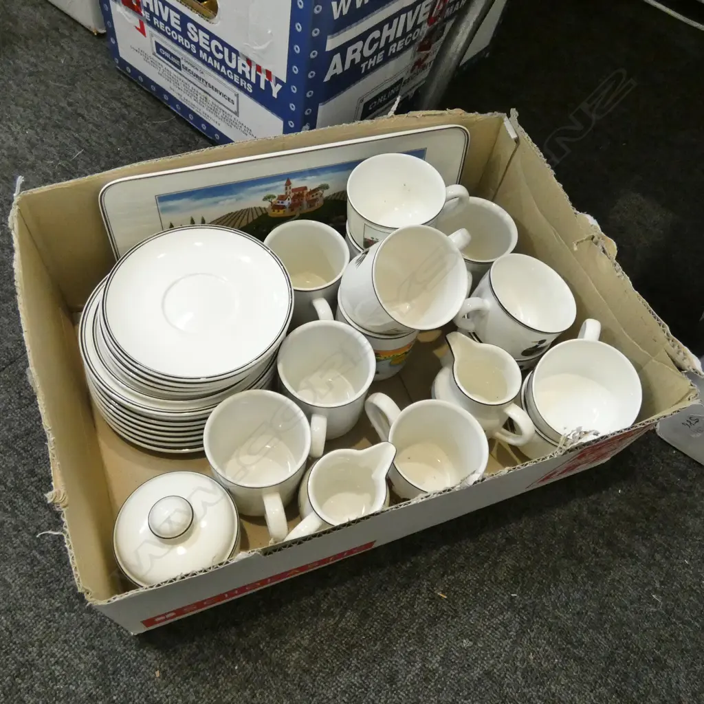 BOX LOT VILLEROY & BOCH DESIGN NAIF CUPS ETC Image 1++