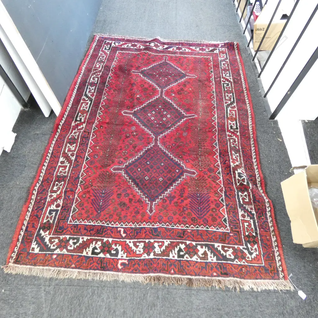HAND KNOTTED ALL WOOL IRANIAN RUG 2090 X 1330MM Image 1++