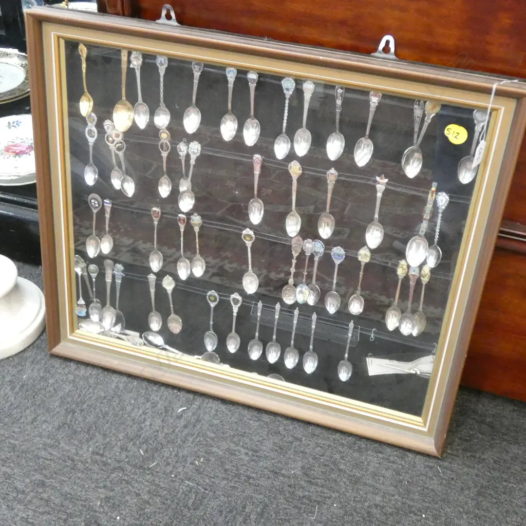 FRAMED TEASPOON DISPLAY L 690 MM Image 1++