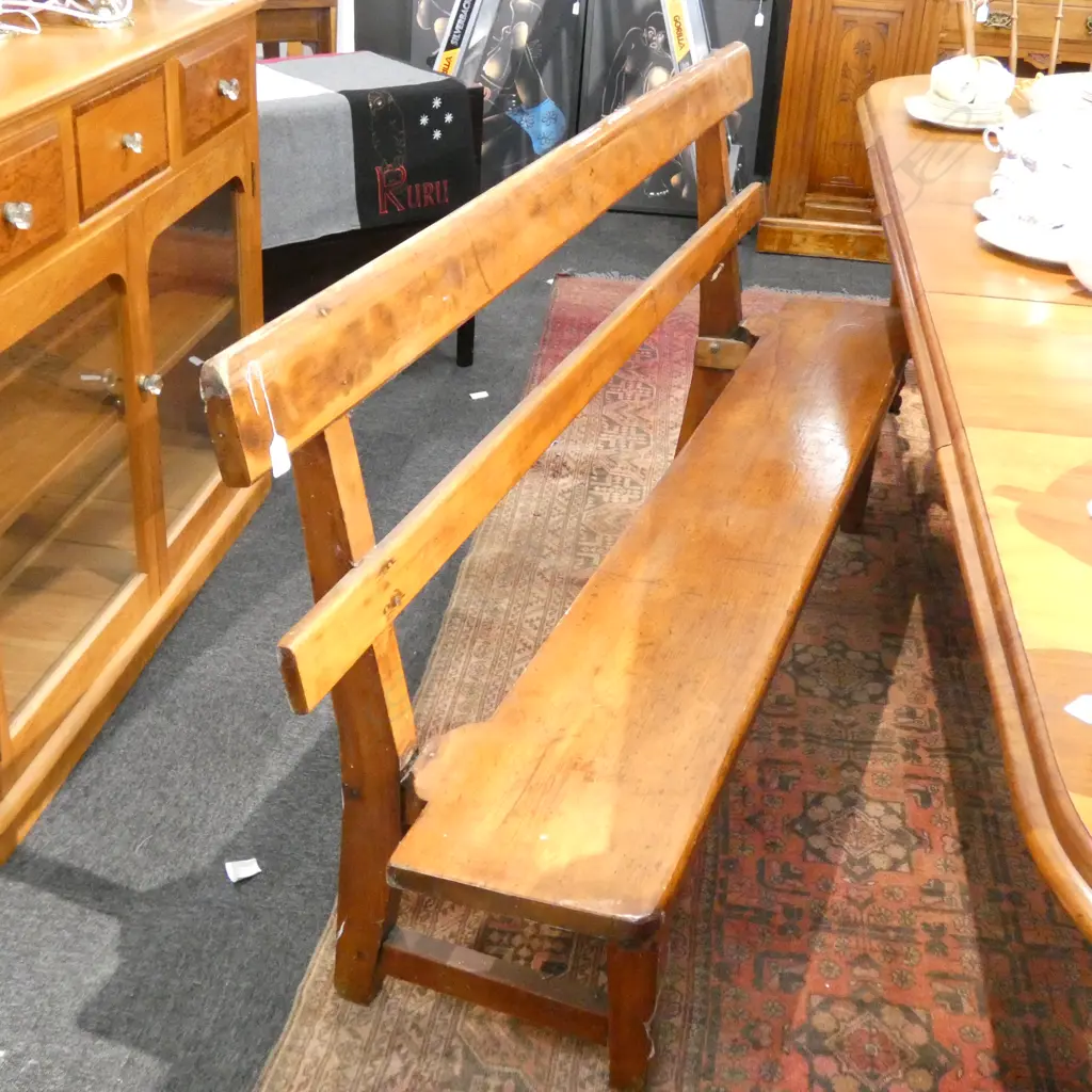 WOODEN BENCH L. 1820MM Image 1++