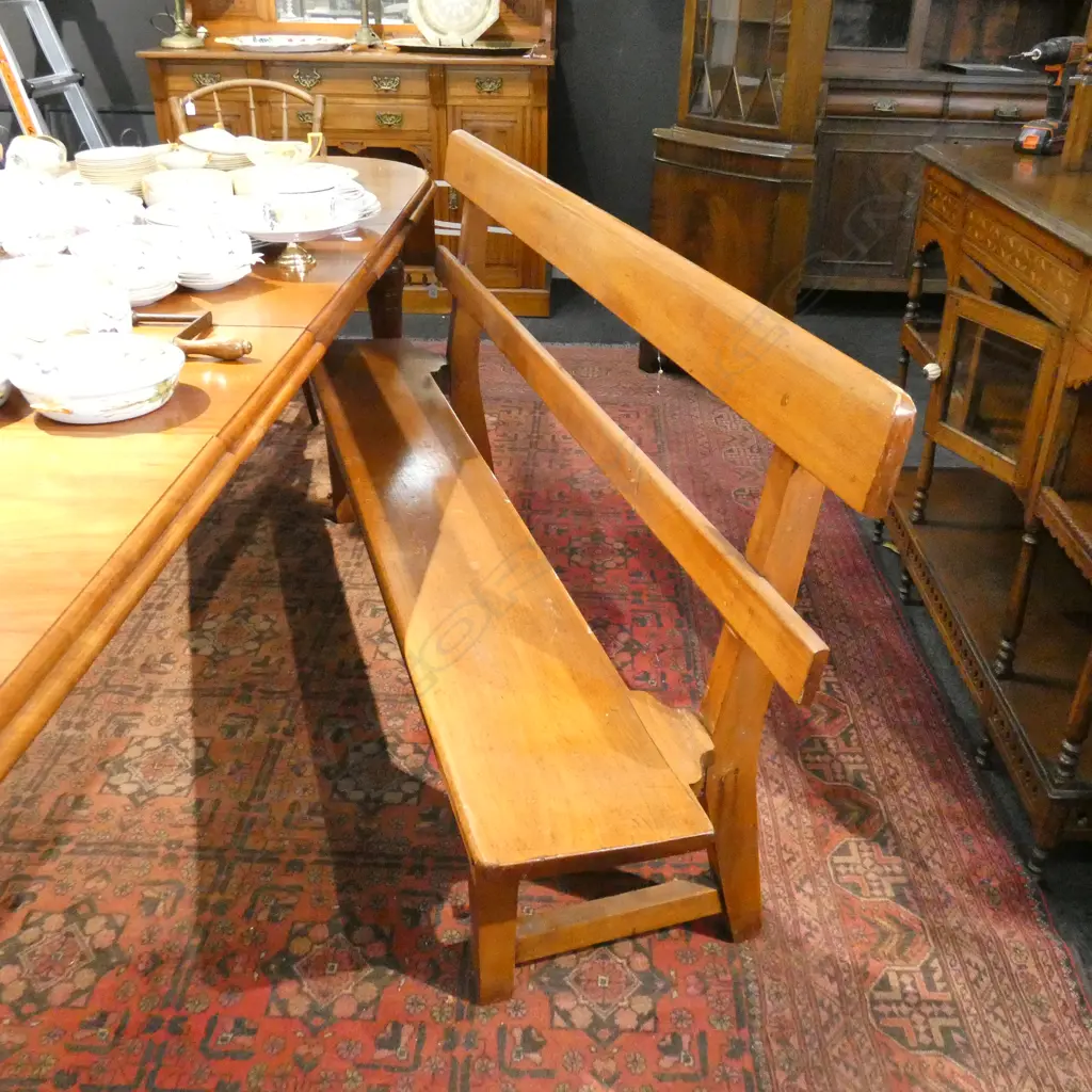WOODEN BENCH L. 1820MM Image 1++