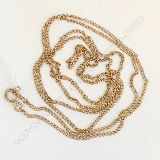 9ct GOLD MUFF CHAIN 18.8gm