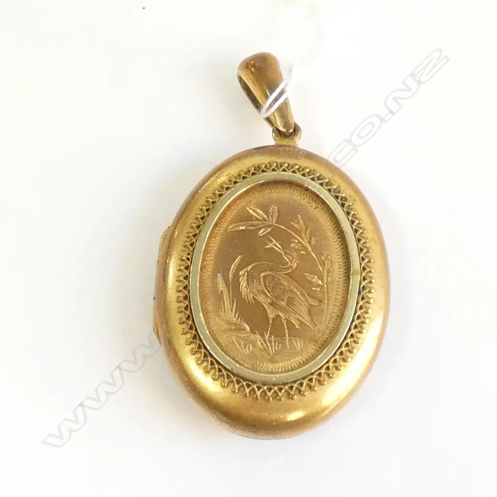VICTORIAN PINCHBECK LOCKET Image 1++