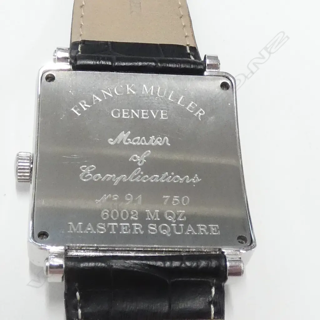 FRANCK MULLER COPY ? MASTER SQUARE WATCH REQ. BATTERY Image 1++