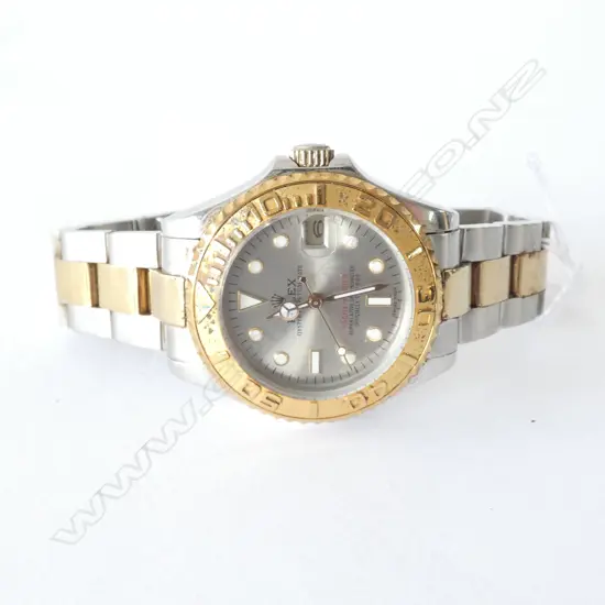 REPLICA ROLEX YACHT-MASTER WATCH 35mm ON BI-COLOUR BRACELET