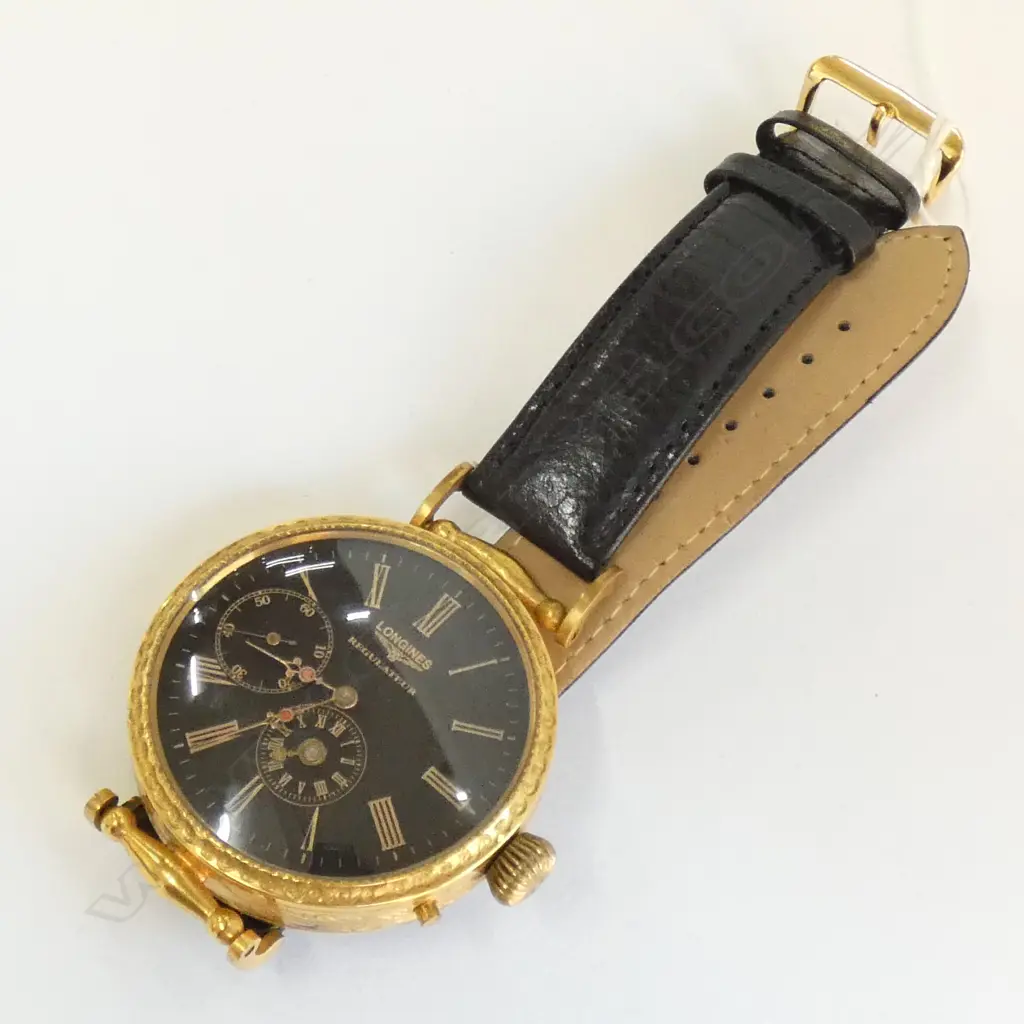 GENTS LONGINES MARKED REGULATOR WRIST WATCH Image 1++