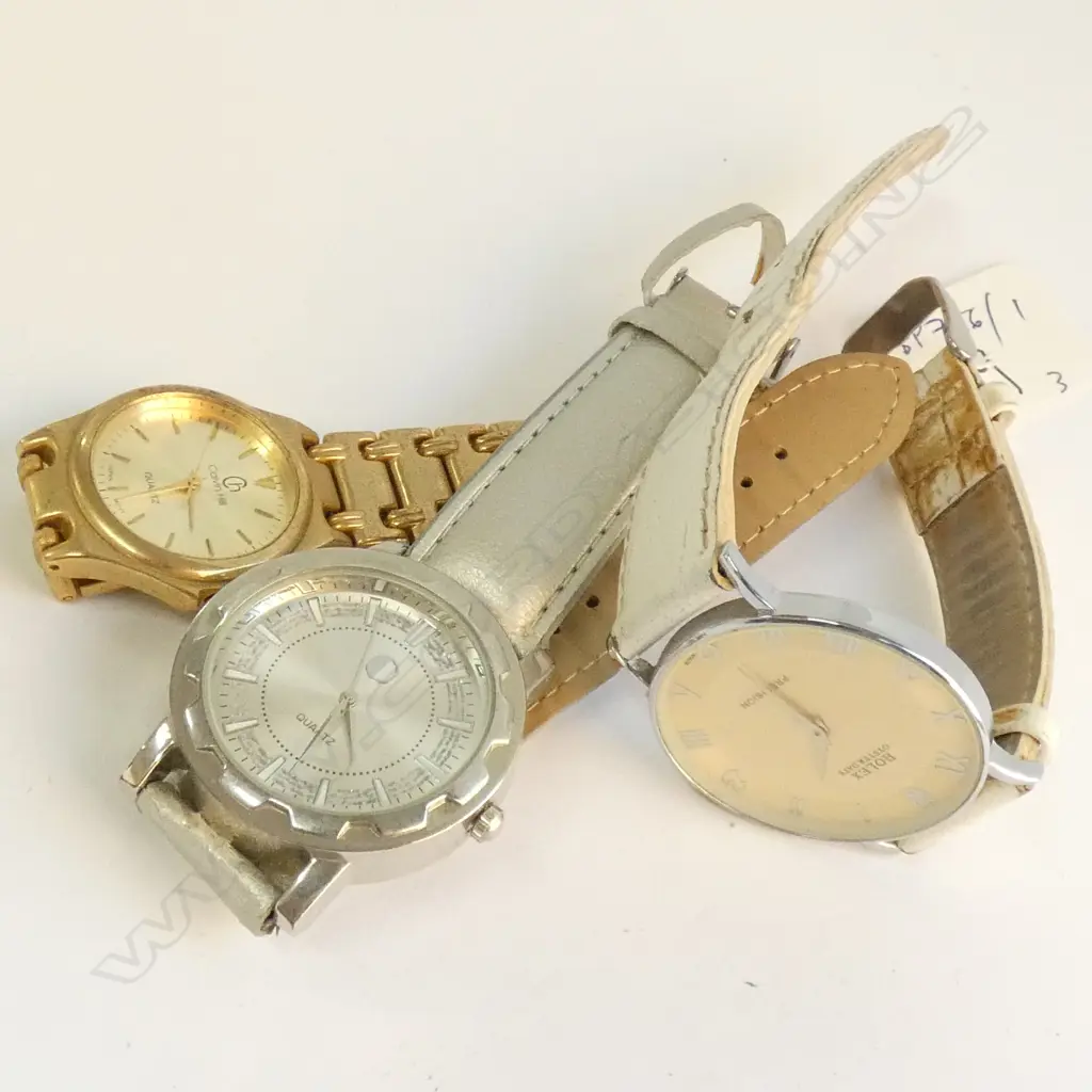 3 QUARTZ WATCHES (REQUIRE BATTERIES) Image 1++
