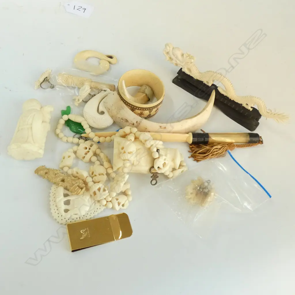 BAG BONE CARVINGS DRAGON NECKLACE ETC... Image 1++