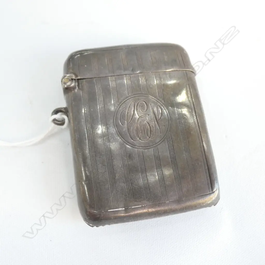 STG SILVER VESTA CASE B'HAM 1912 28 GRAMS Image 1++
