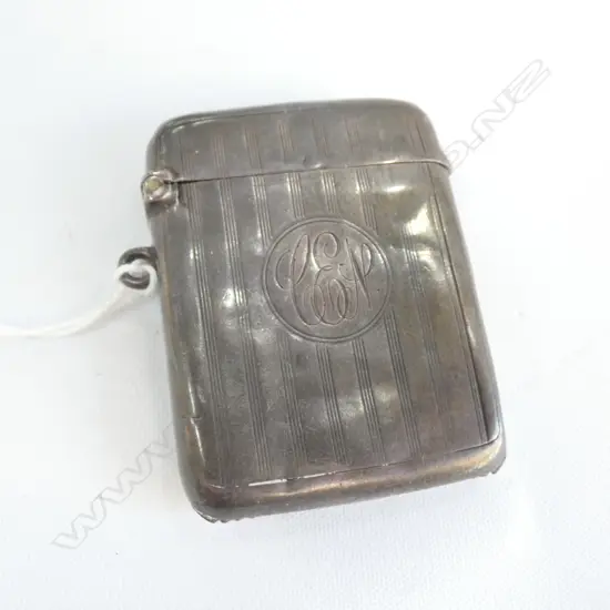 STG SILVER VESTA CASE B'HAM 1912 28 GRAMS
