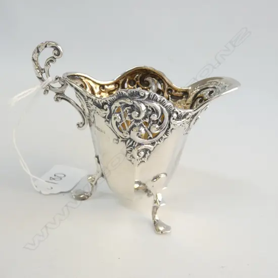 STG SILVER CREAMER B'HAM 1897 HENRY MATTHEW
