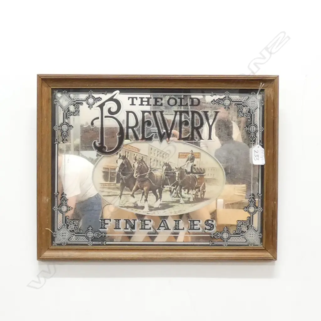 THE OLD BREWERY FINE ALES BAR MIRROR Image 1++