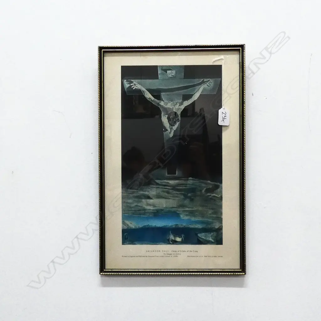 SALVADOR DALI PRINT CHRIST OF ST JOHN Image 1++